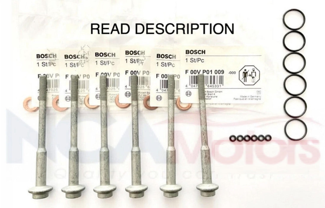 Audi Q5 Injector Seal Kit & Bolts 059130519B WHT000884 WHT007480 WHT004923B OEM
